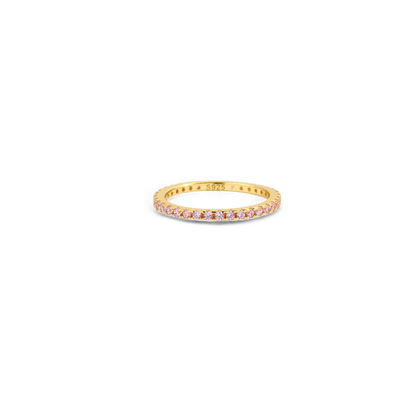 Mint & Lily October Birthstone Eternity Stacking Ring