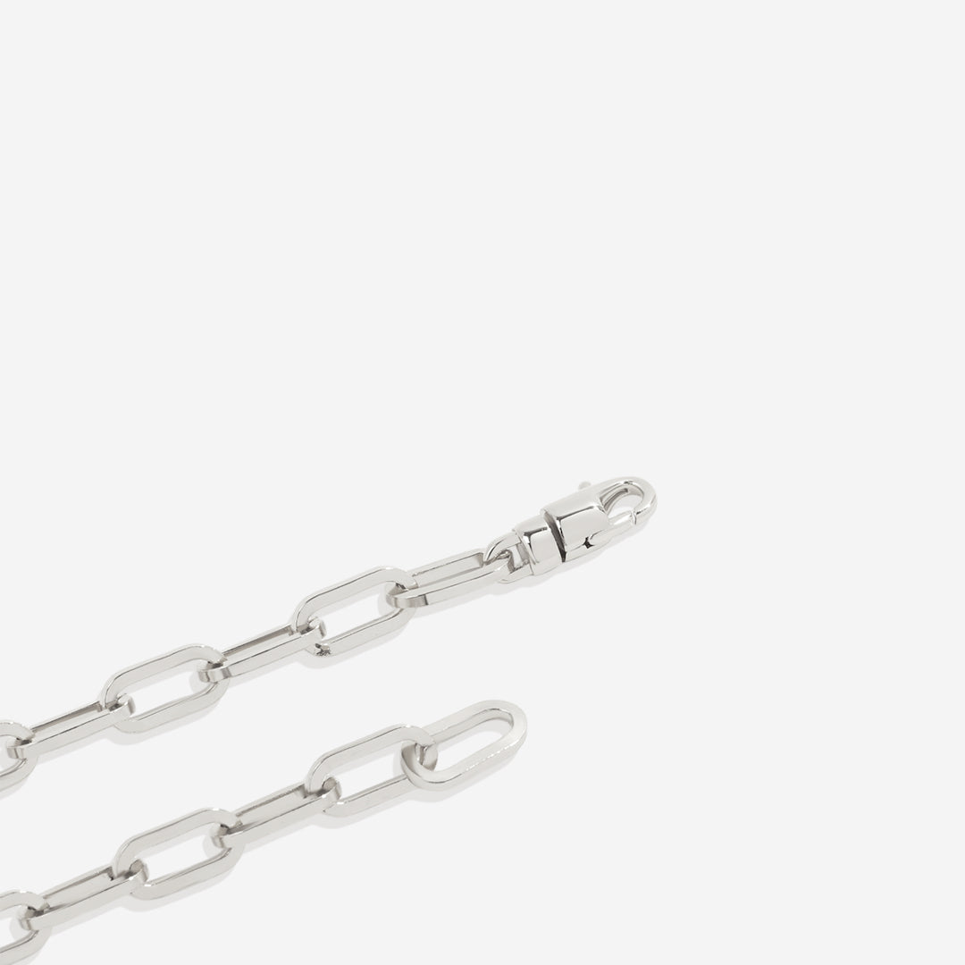 Mint & Lily Open Link Paperclip Chain Bracelet