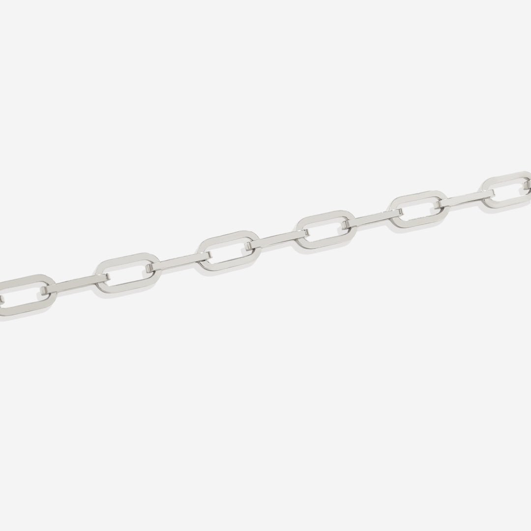 Mint & Lily Open Link Paperclip Chain Bracelet