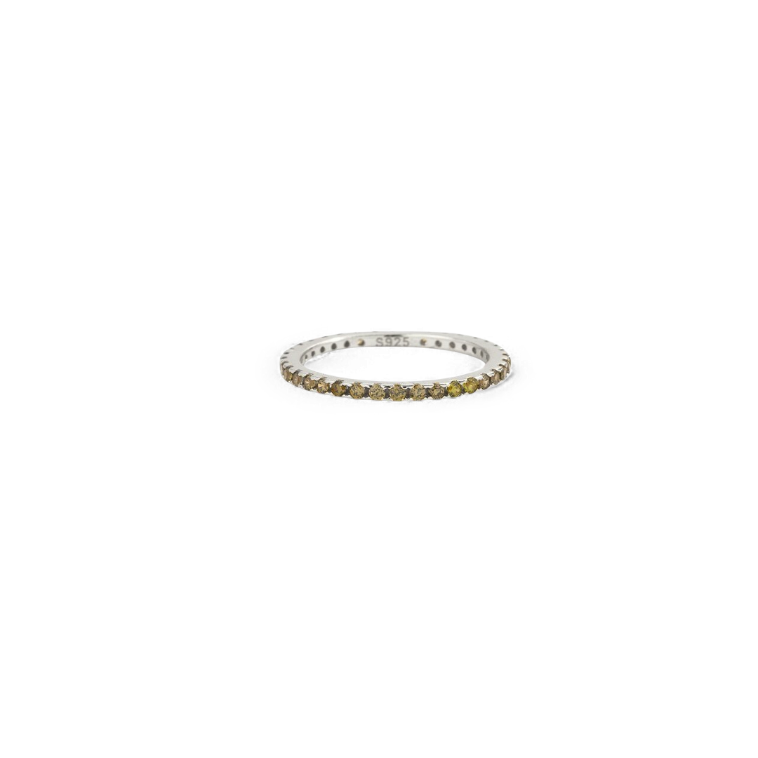 Mint & Lily August Birthstone Eternity Stacking Ring