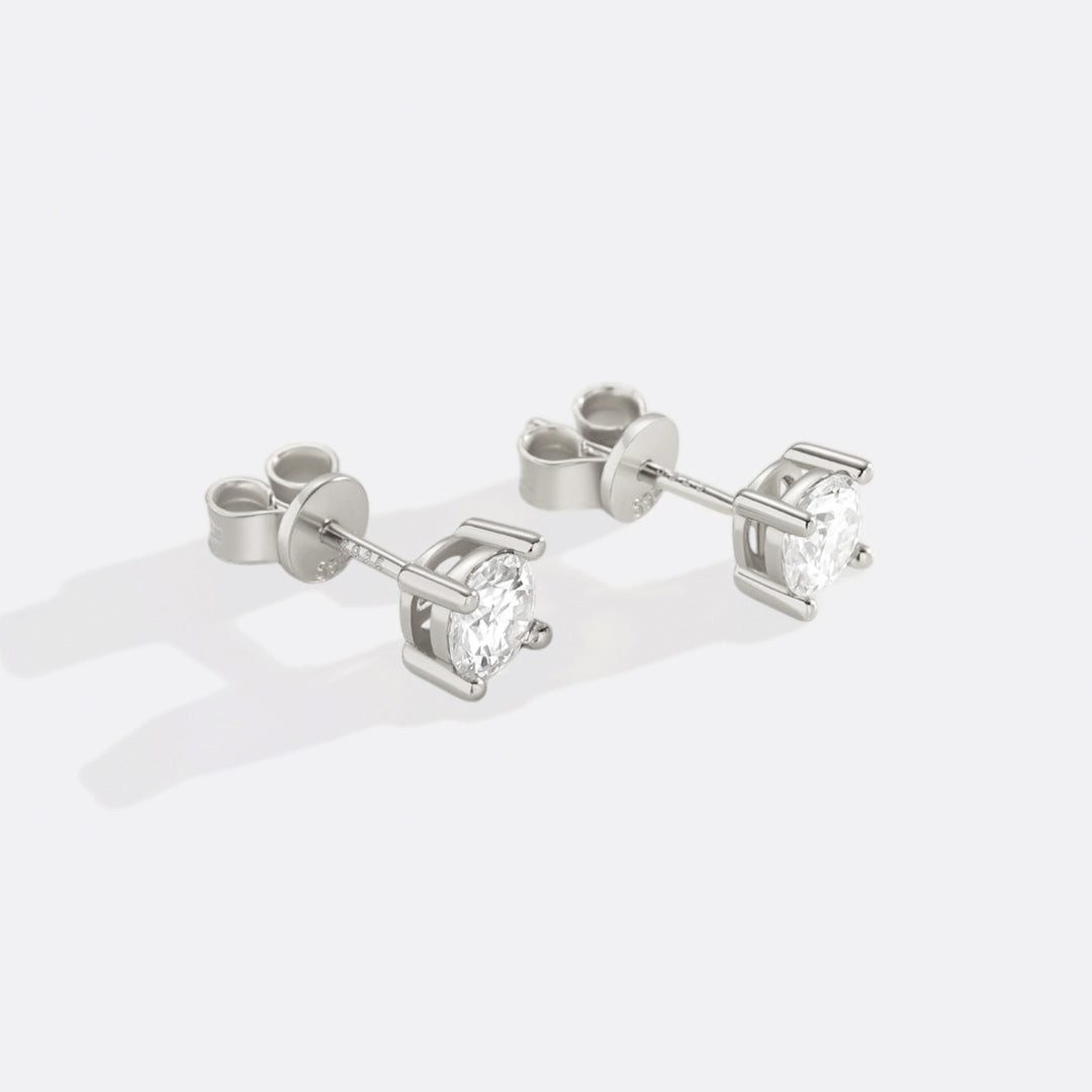 Mint & Lily Classic Diamond Stud Earrings