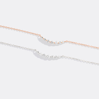 Mint & Lily Classic Arc Diamond Necklace