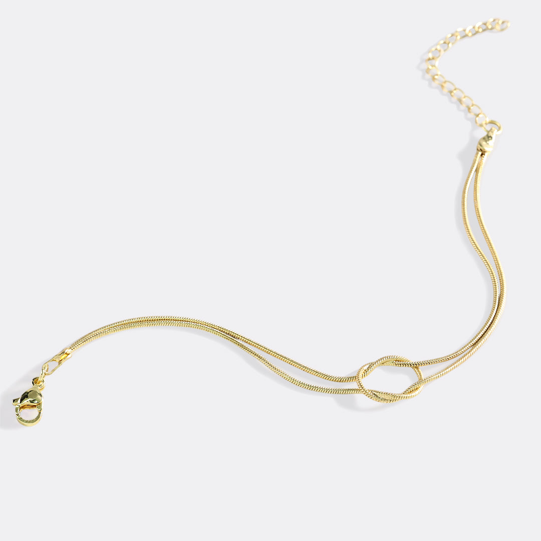 Mint & Lily Dainty Knot Bracelet