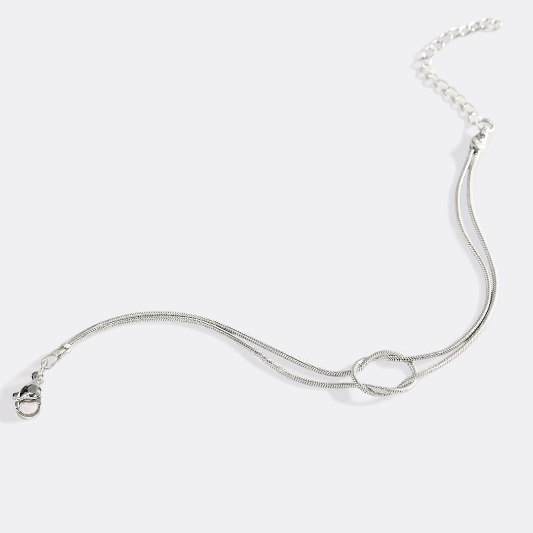 Mint & Lily Dainty Knot Bracelet