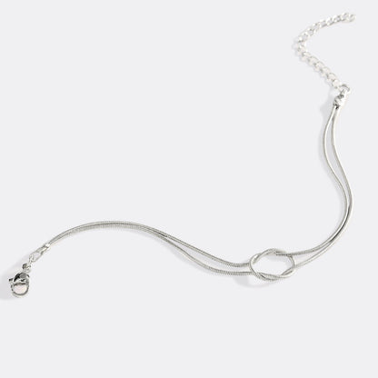 Mint & Lily Dainty Knot Bracelet