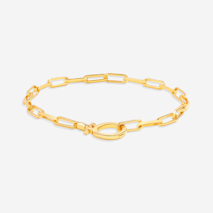 Mint & Lily Mint Paperclip Bracelet