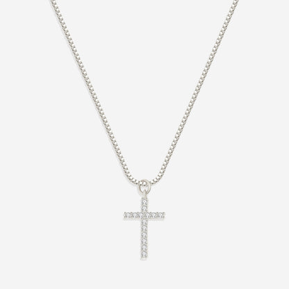 Mint & Lily Pave Cross Necklace