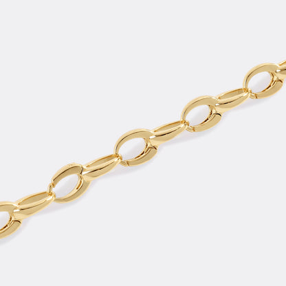 Mint & Lily Bold Cable Link Charm Bracelet