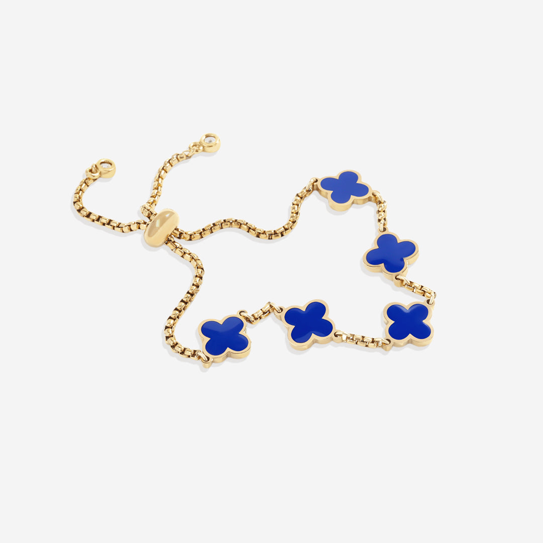 Mint & Lily Clover Enamel Bracelet