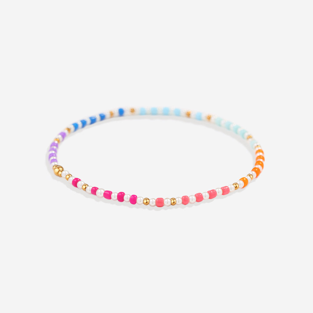 Mint & Lily Summer Beaded Bracelet Stacking Set