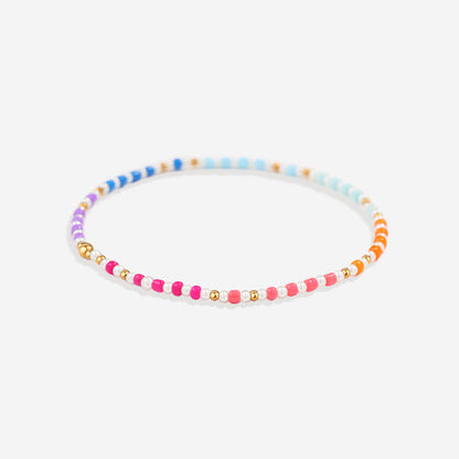 Mint & Lily Summer Beaded Bracelet Stacking Set