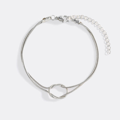 Mint & Lily Dainty Knot Bracelet