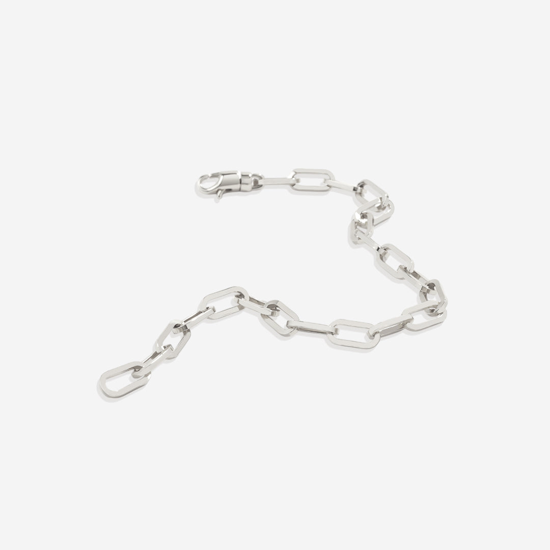 Mint & Lily Open Link Paperclip Chain Bracelet