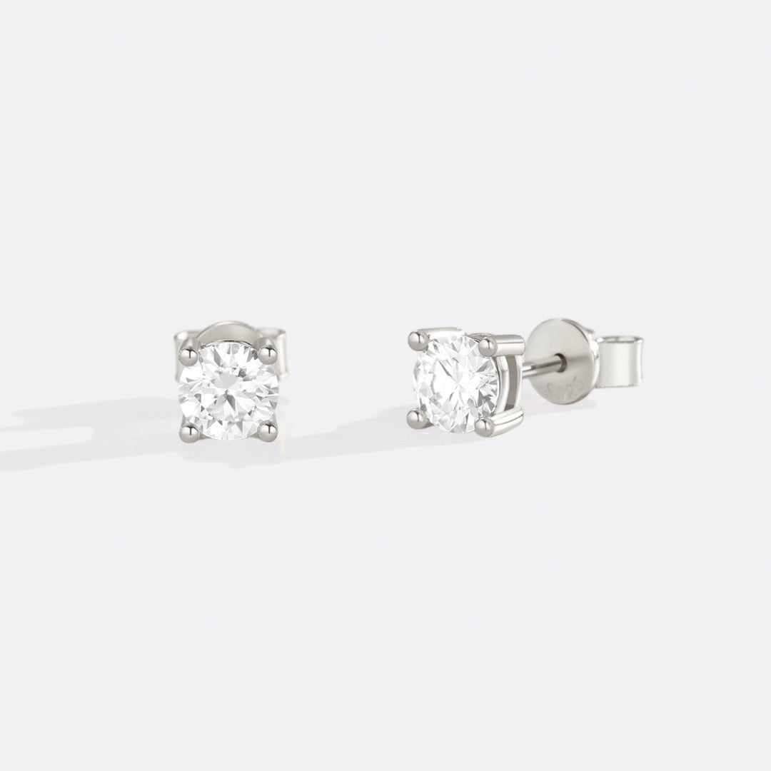 Mint & Lily Classic Diamond Stud Earrings