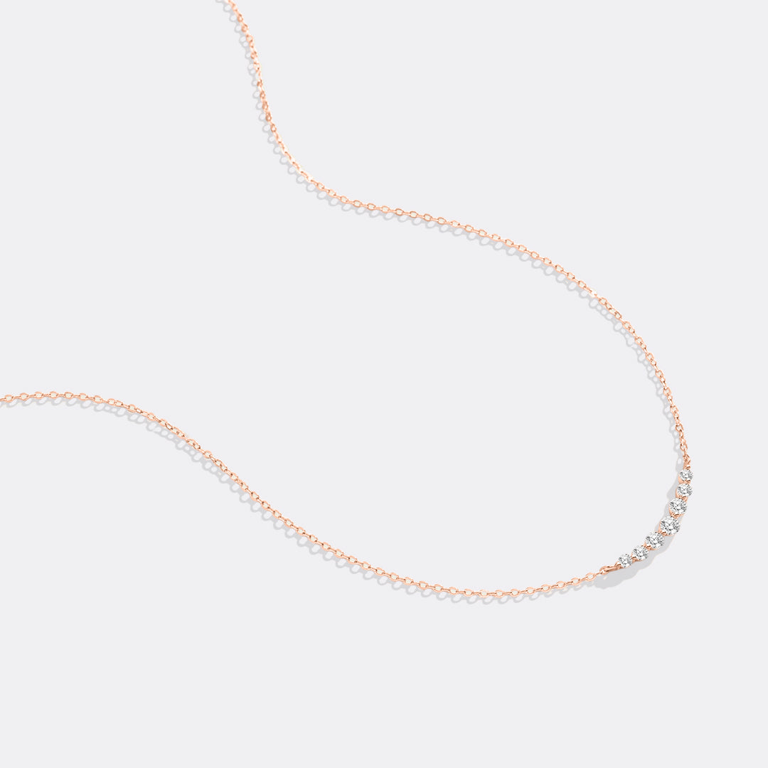 Mint & Lily Classic Arc Diamond Necklace