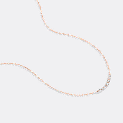 Mint & Lily Classic Arc Diamond Necklace
