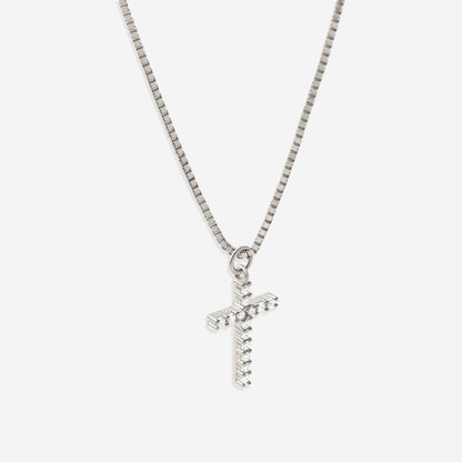 Mint & Lily Pave Cross Necklace