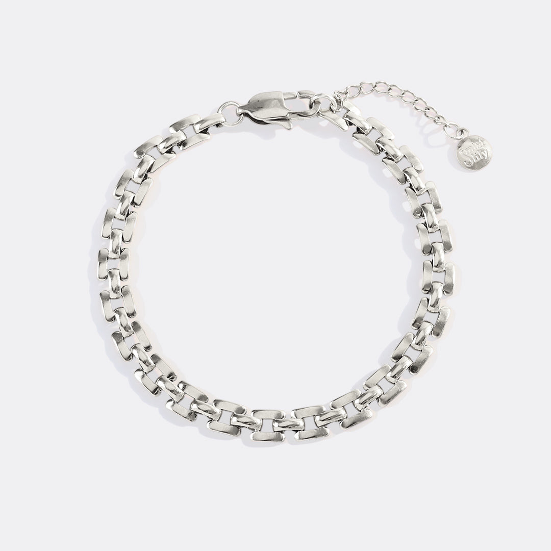 Mint & Lily Timepiece Link Chain Bracelet