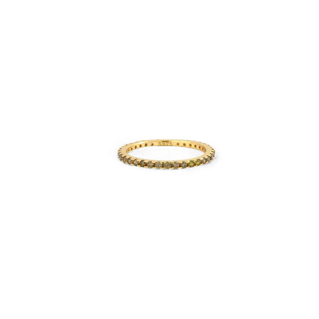 Mint & Lily August Birthstone Eternity Stacking Ring
