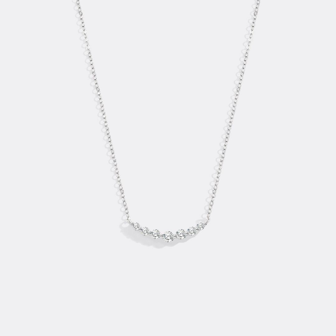 Mint & Lily Classic Arc Diamond Necklace