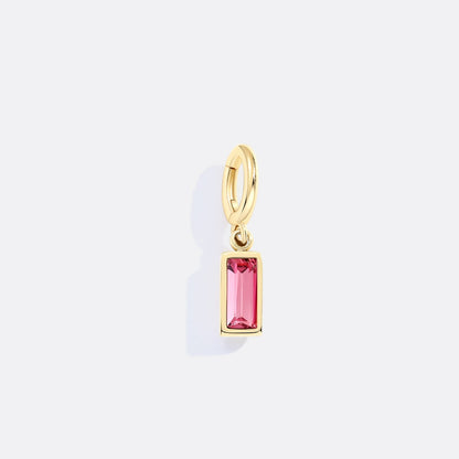 Mint & Lily Dainty Baguette Birthstone Charm