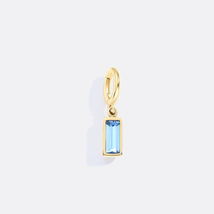 Mint & Lily Dainty Baguette Birthstone Charm
