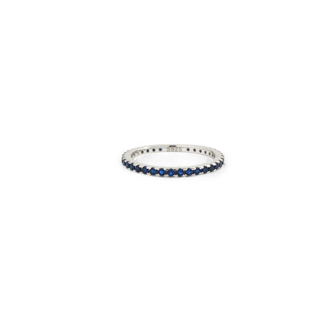 Mint & Lily September Birthstone Eternity Stacking Ring