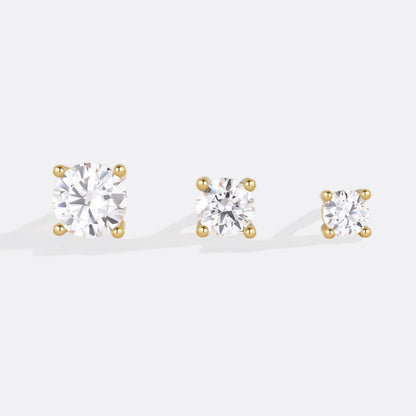 Mint & Lily Classic Diamond Stud Earrings
