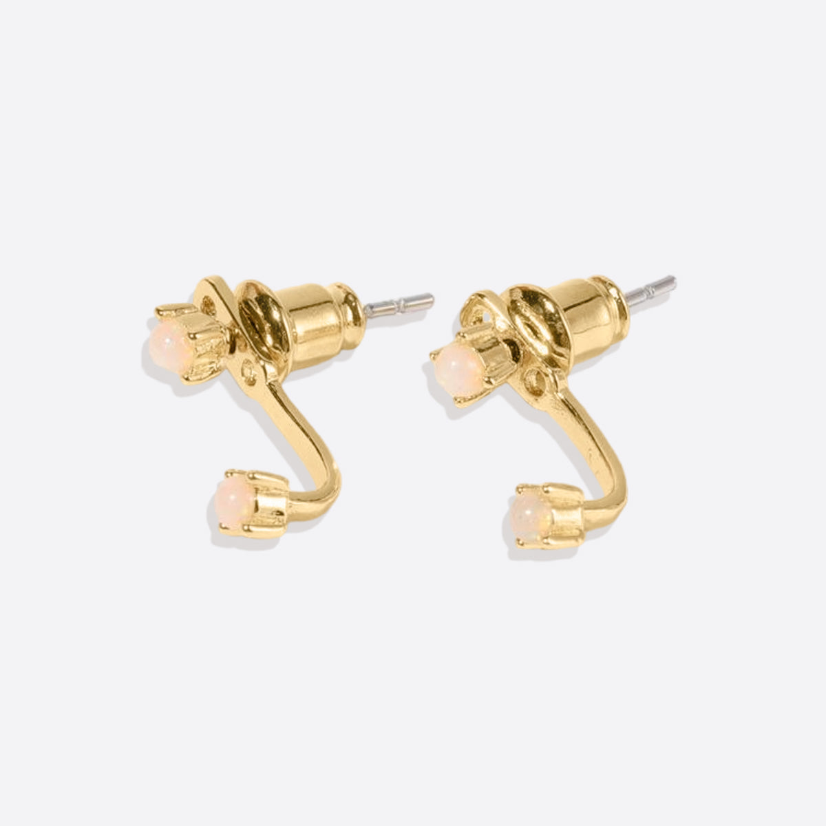 Mint & Lily Birthstone Drop Ear Jacket Earrings