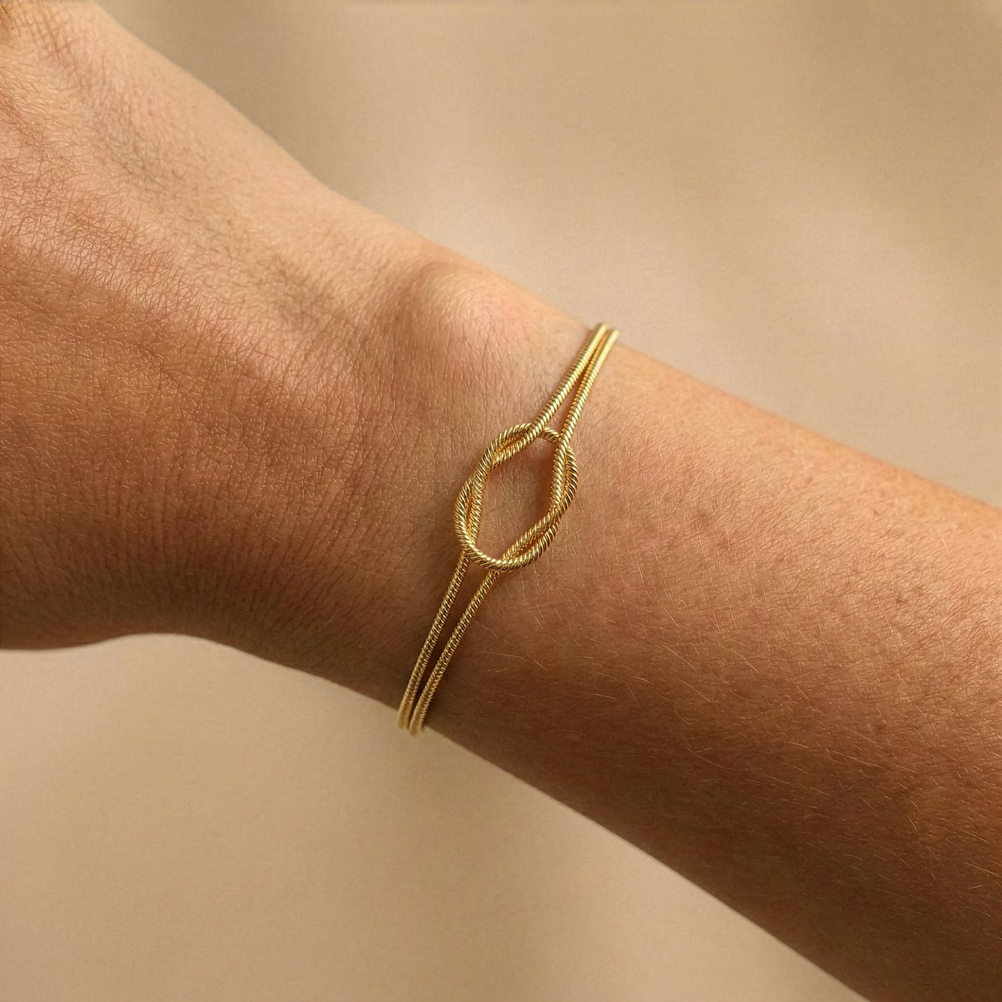 Mint & Lily Dainty Knot Bracelet