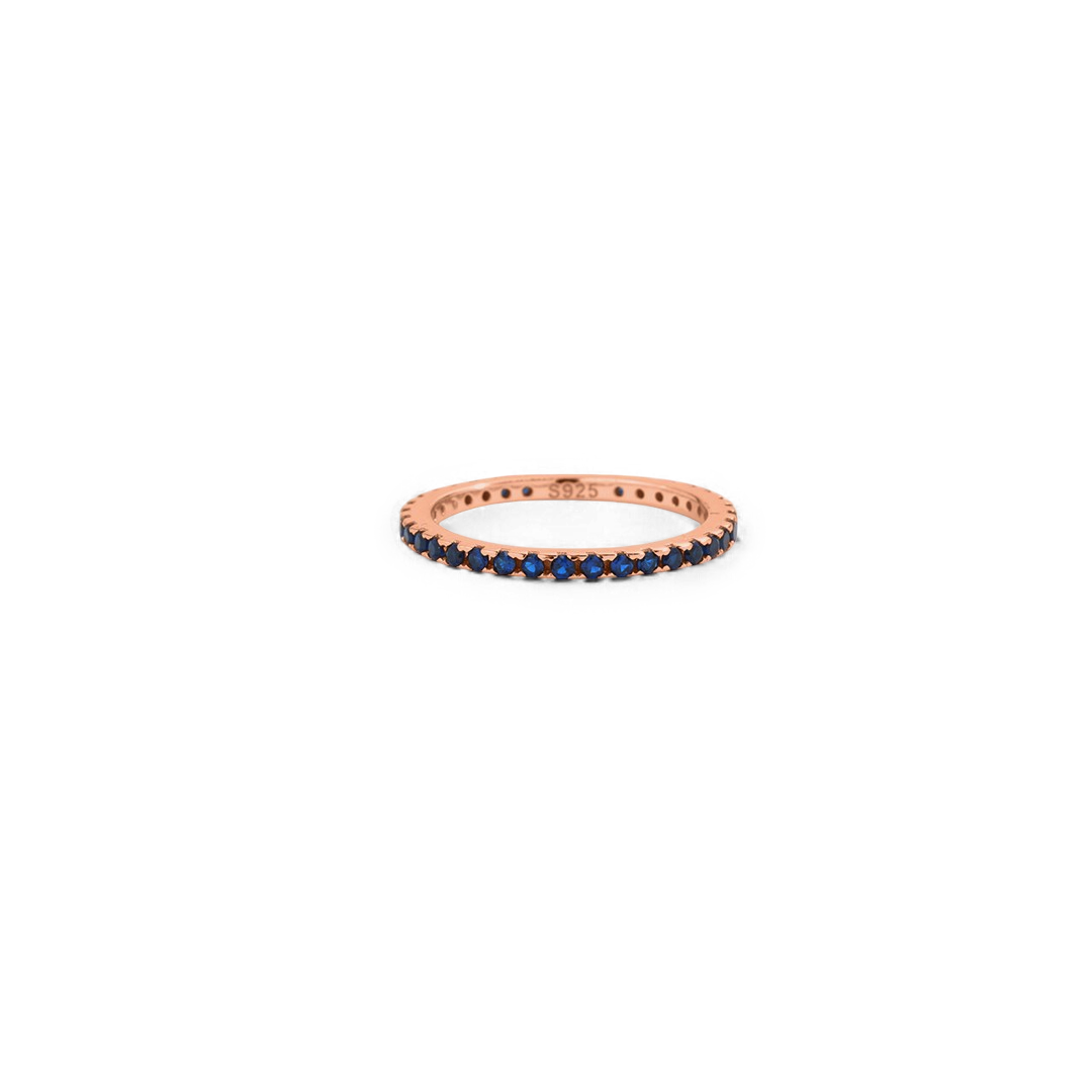 Mint & Lily September Birthstone Eternity Stacking Ring