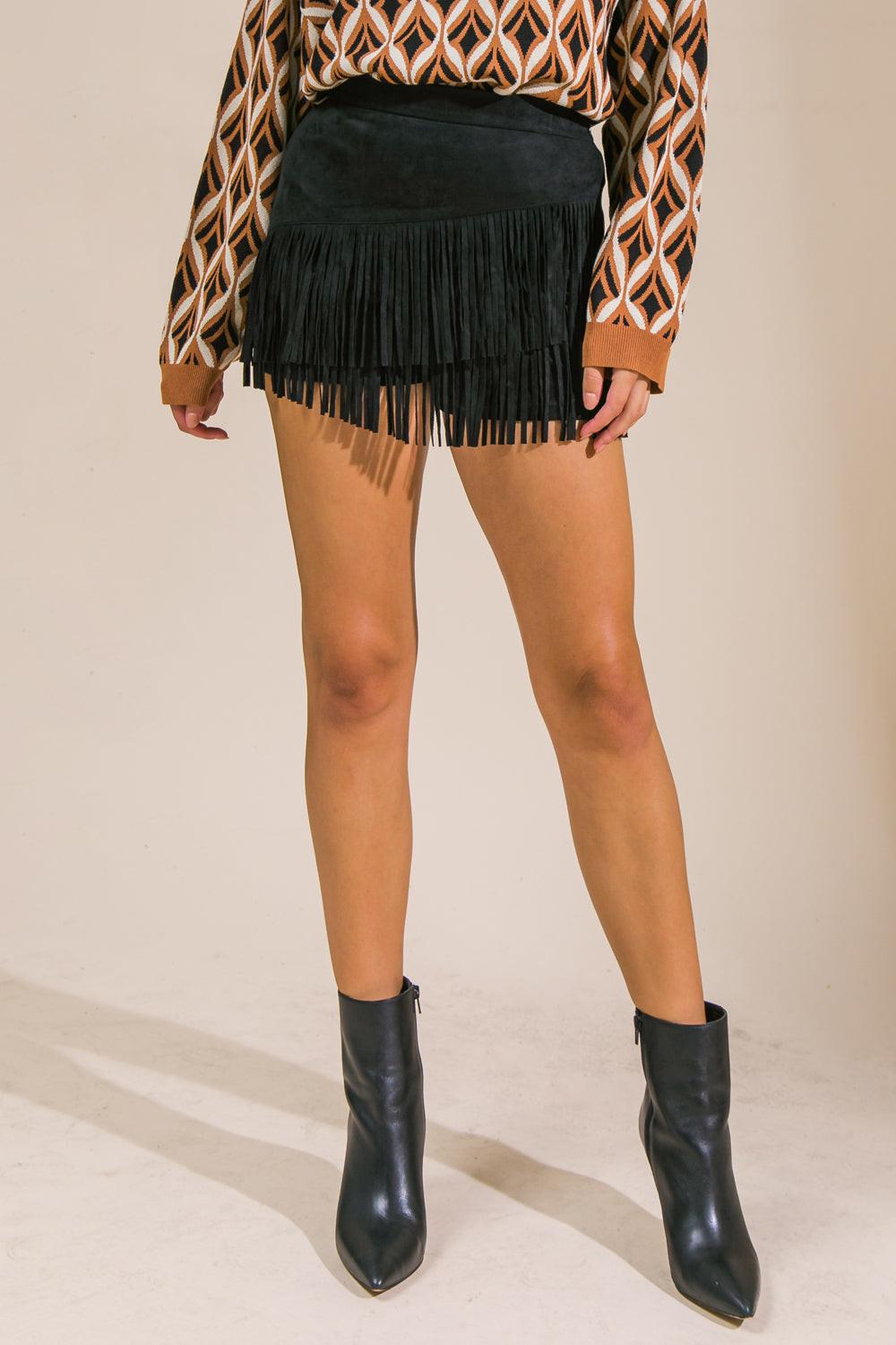 Make Some Plans Suede Skort