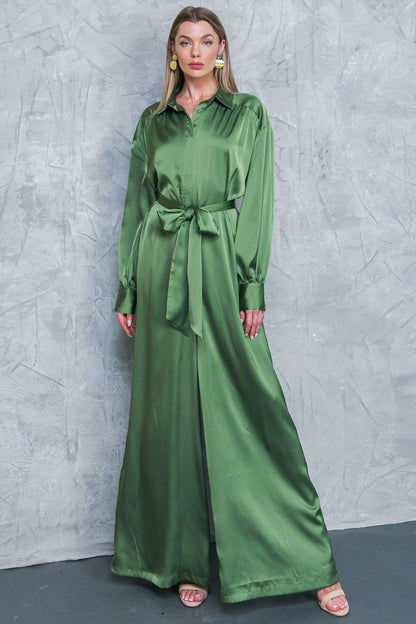 Like Fine Art Woven Jumpsuit