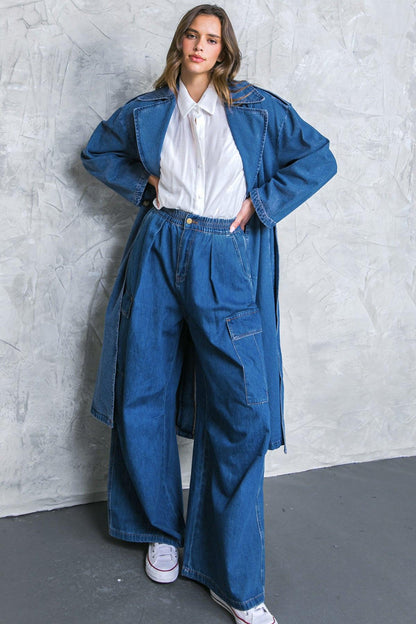 All the Buzz Washed Denim Pants