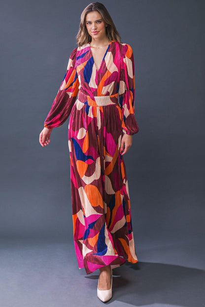 Set a Trend Plisse Jumpsuit