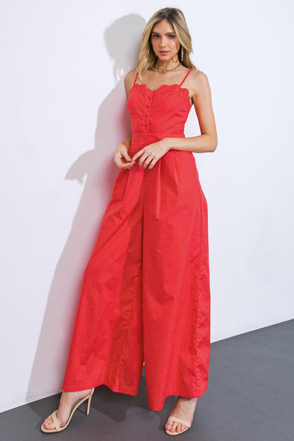 A Beautiful Feeling Woven Jumpsuit