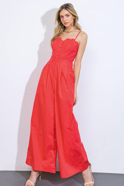 A Beautiful Feeling Woven Jumpsuit