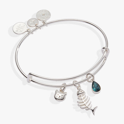 Fish Bone Cat Bangle