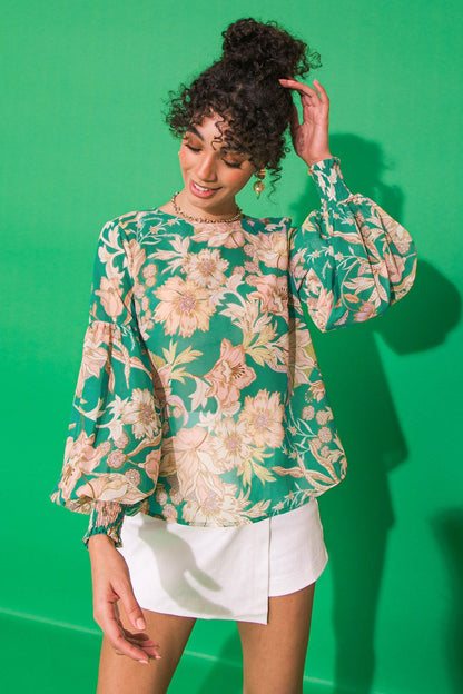 Daybreak Skyline Woven Top