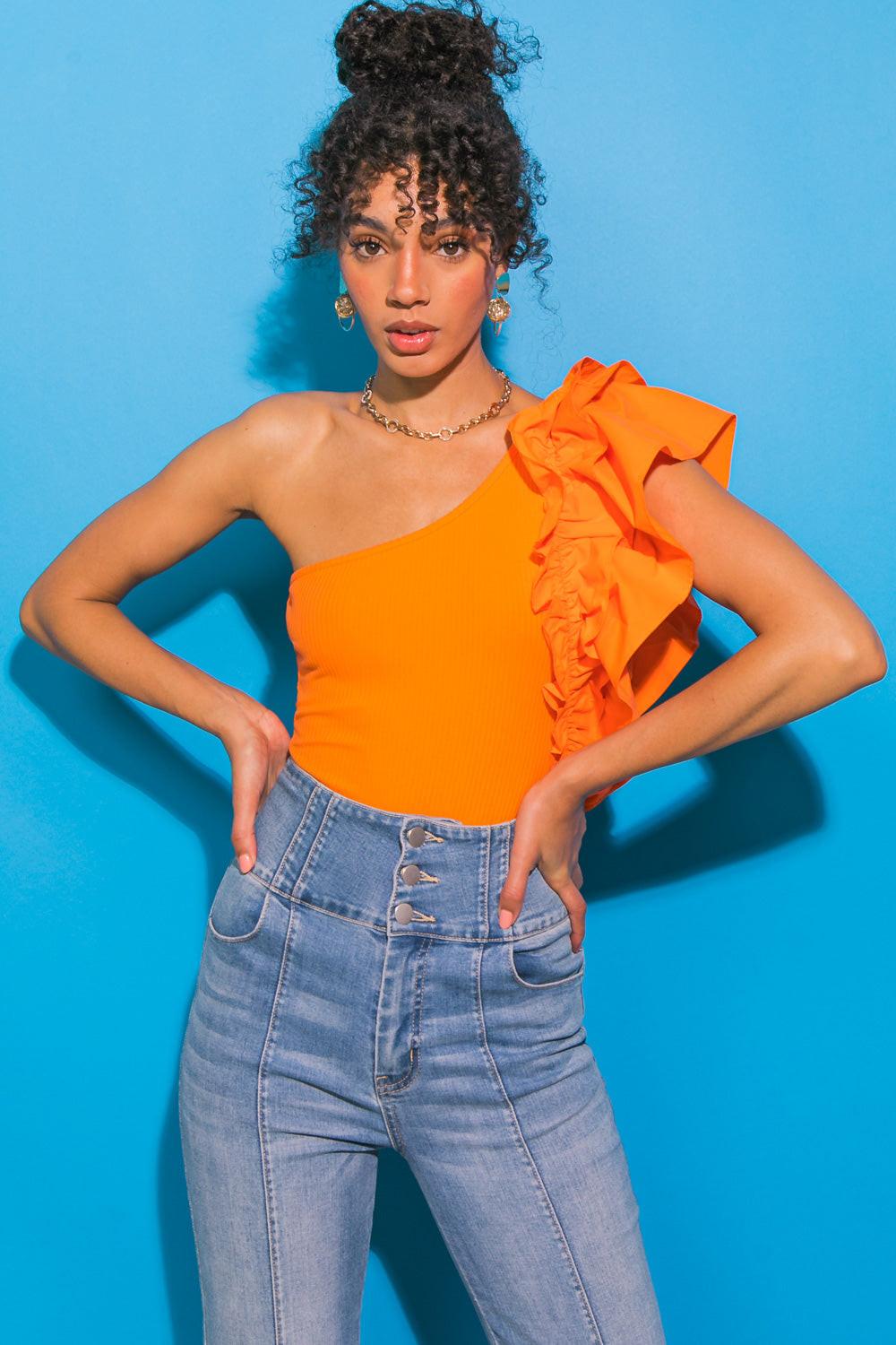 Dreamworld Off the Shoulder Woven Bodysuit
