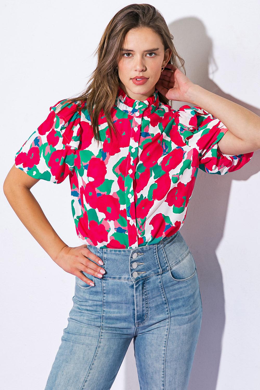 I Can Wait Forever Woven Top