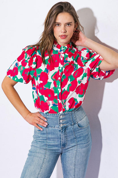 I Can Wait Forever Woven Top