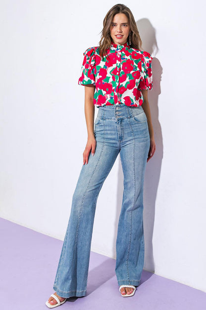 I Can Wait Forever Woven Top