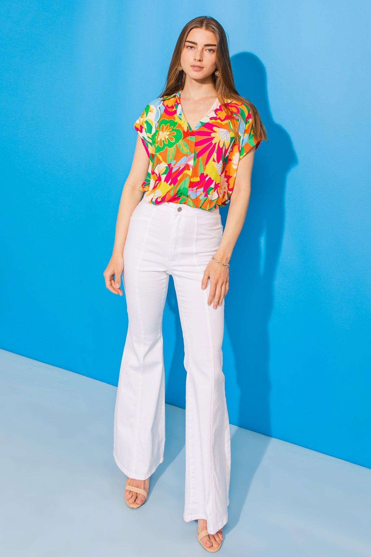 Sweet Dreams Floral Woven Top