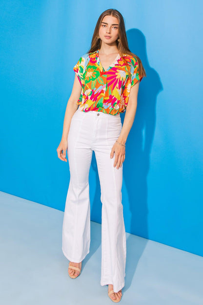Sweet Dreams Floral Woven Top