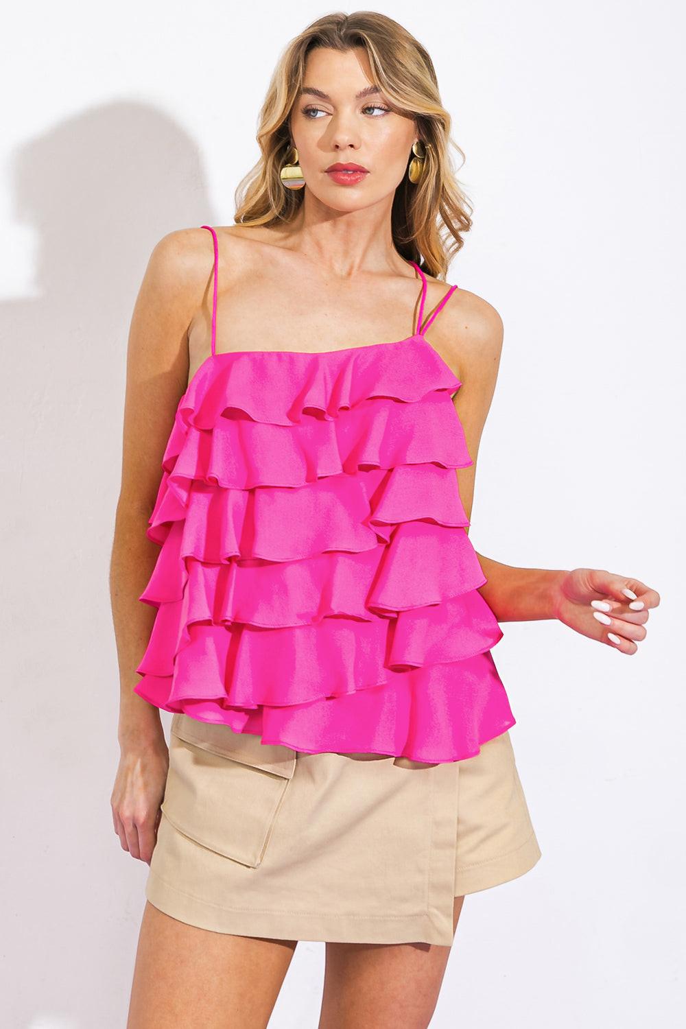 Last in the Waves Woven Top