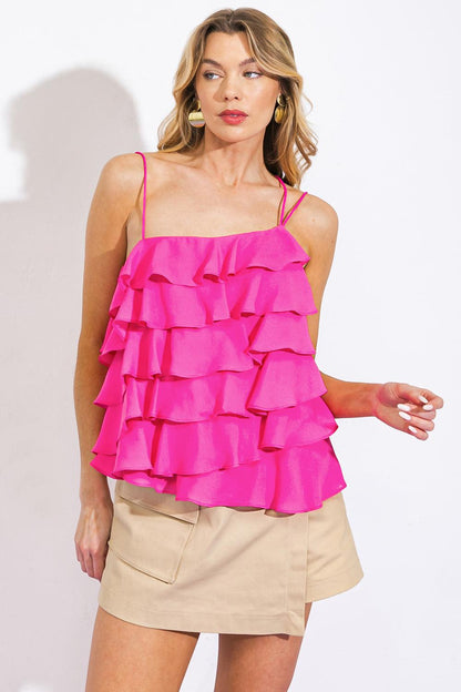 Last in the Waves Woven Top