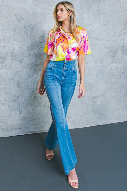 Hello Aroha Woven Top