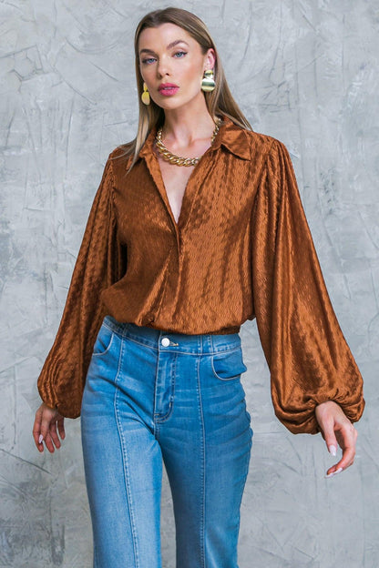 Regal Romance Woven Top