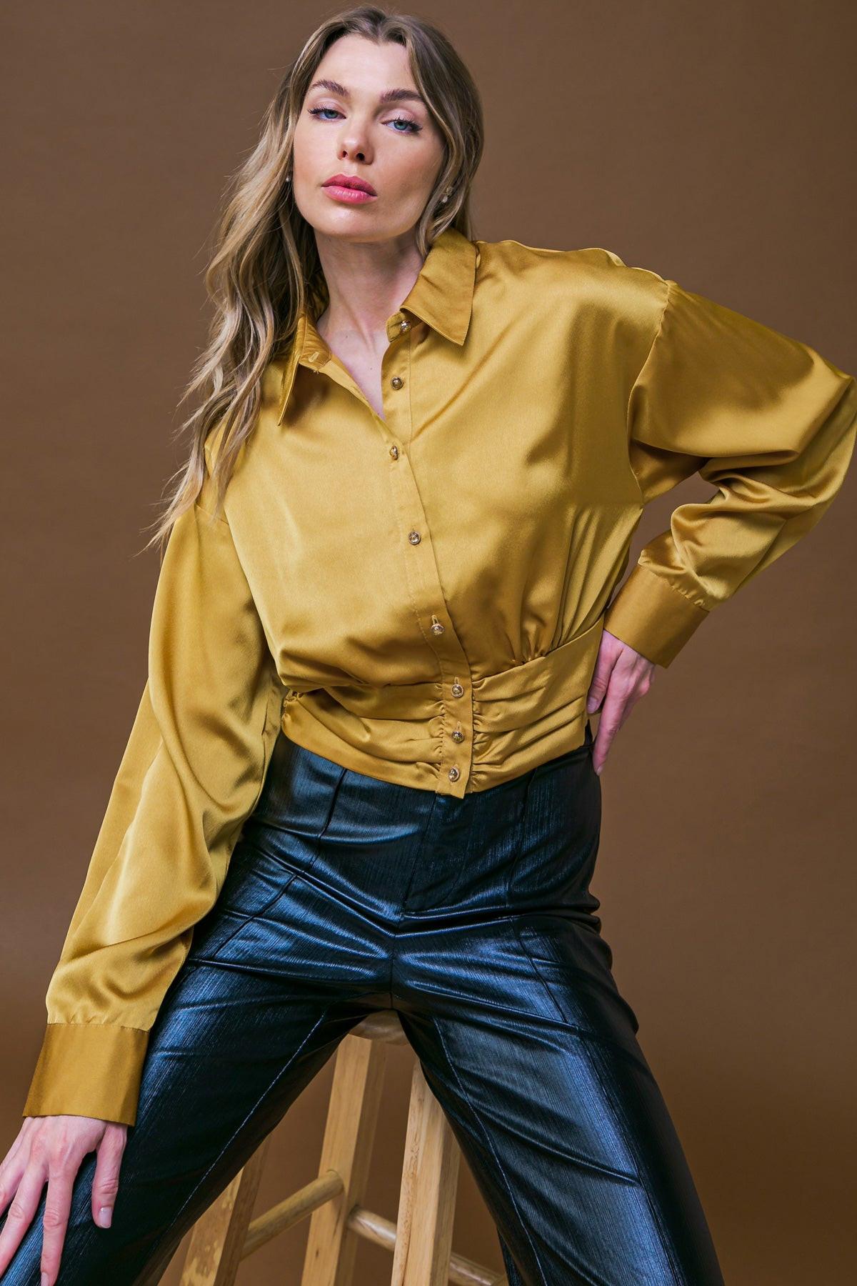 Romantic Moves Woven Top